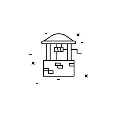 Güzel ikon. UI ve UX için tarımsal simgelerin ana hatları, web sitesi veya beyaz arkaplan üzerinde mobil uygulamalar