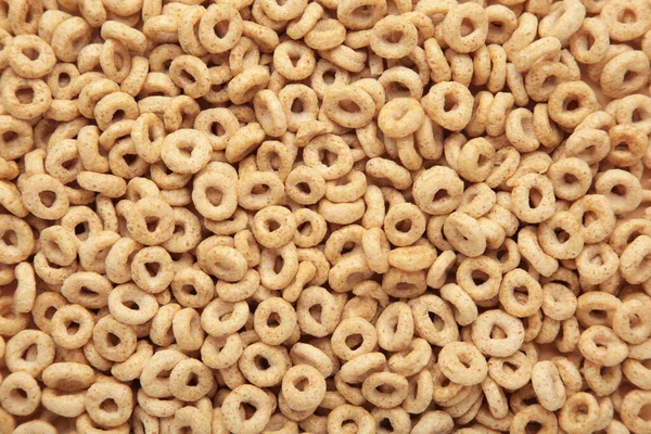 Beige Oat Cereal Healthy Cereal Background Top View — Stock Photo, Image