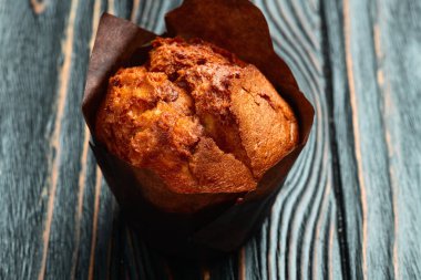 Tatlı fırında vanilyalı kek (kek). En iyi görüntü fotoğrafçılığı