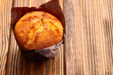 Tatlı fırında vanilyalı kek (kek). En iyi görüntü fotoğrafçılığı