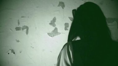 korku sahnesi korkunç kadının