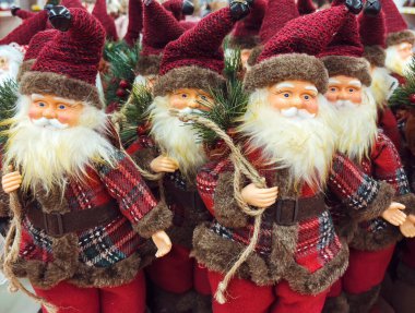 Noel Baba Oyuncağı Noel Mağazasında. Noel Süslemesi 