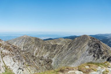 Beautiful Summer Mountain Landscape . Musala Peak  in Rila Mountain ,Bulgaria 
