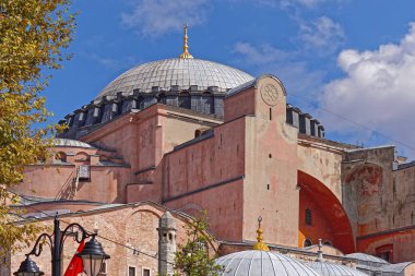 Historic Hagia Sophia museum and mosque in Istanbul Turkey
