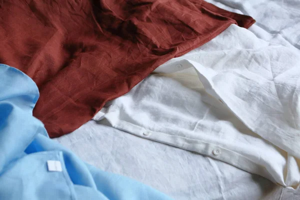 Bettwäsche Kleidung Stoff Textur — Stockfoto
