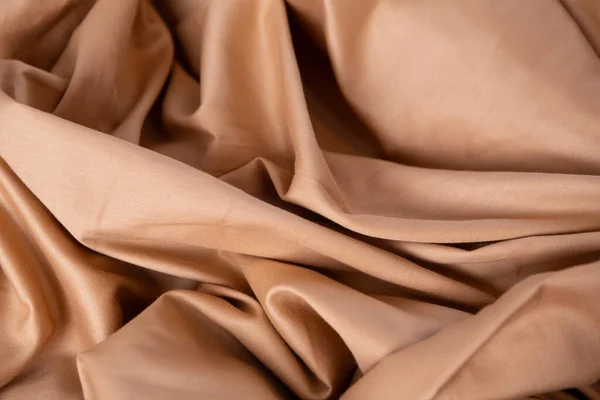 Texture Crumpled Bed Linen Waves — Stock Photo, Image
