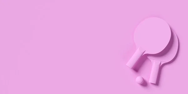 Абстрактный Минимум Розового Настольного Тенниса Пинг Понга Рейнджера Мячом Настольного — стоковое фото