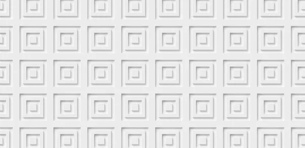 Массив Встраиваемых Белых Прямоугольных Двойных Рамок Задние Обои Баннер Полный — стоковое фото