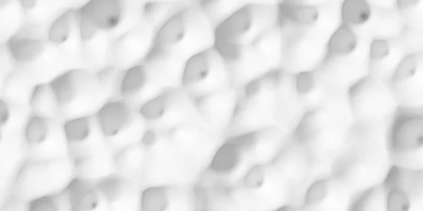 Випадковий Зсув Маленького Білого Гладкого Багатокутника Геометричної Структури Фонового Банера — стокове фото