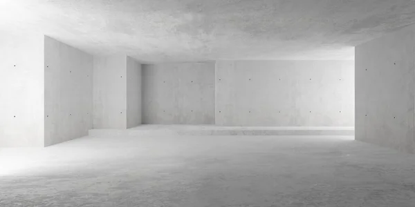 Αφηρημένη Μεγάλο Άδειο Σύγχρονο Δωμάτιο Από Σκυρόδεμα Έμμεσο Φως Από — Φωτογραφία Αρχείου