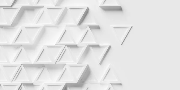 Вставка Случайного Смещения Сдвинутый Белый Треугольник Сетки Геометрического Фона Рисунок — стоковое фото