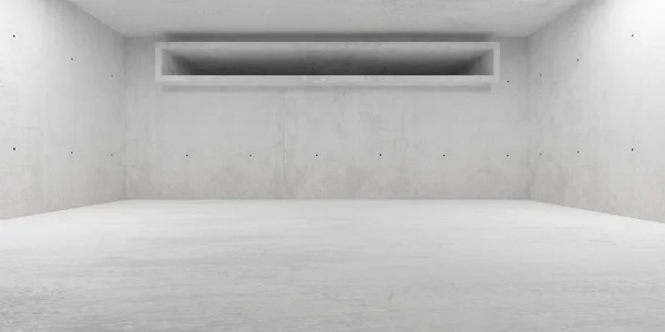 Sala Hormigón Grande Vacía Moderna Abstracta Con Tubo Hormigón Abierto — Foto de Stock