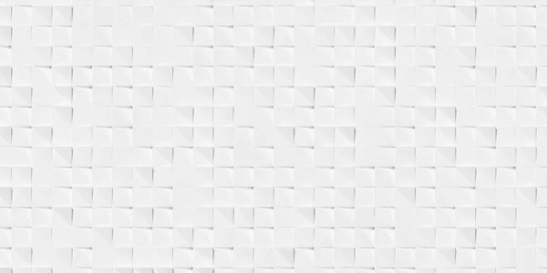 旋转的白色正方形背景墙纸框架阵列 从上往上填充顶部视图平面 3D插图 — 图库照片