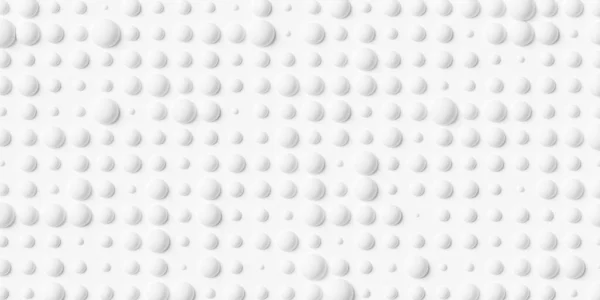 Esferas Bola Branca Escalada Aleatória Fundo Papel Parede Banner Frame — Fotografia de Stock