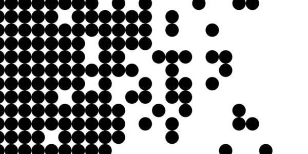 Streszczenie Nowoczesny Minimalny Czarno Biały Monochromatyczne Geometria Koła Lub Kropki — Zdjęcie stockowe