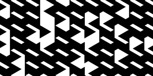 Abstrakte Moderne Minimale Schwarz Weiß Monochrom Geometrie Dreieck Muster Textur — Stockfoto