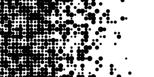 Abstraktní Moderní Minimální Černobílé Monochromatické Geometrie Škálované Kruhy Nebo Tečky — Stock fotografie