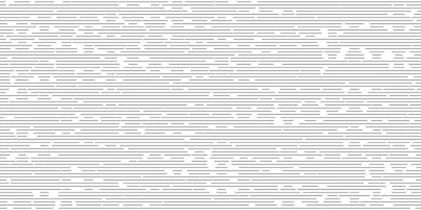 Abstract Moderne Minimale Zwart Wit Monochrome Geometrie Dunne Horizontale Onderbroken — Stockfoto