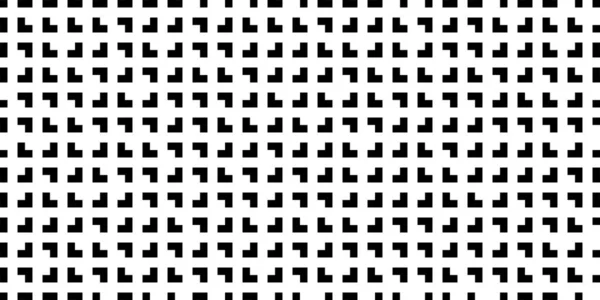 抽象的な現代最小限の黒と白のモノクロジオメトリ回転角度ブラケットグリッドパターンテクスチャ背景イラスト — ストック写真