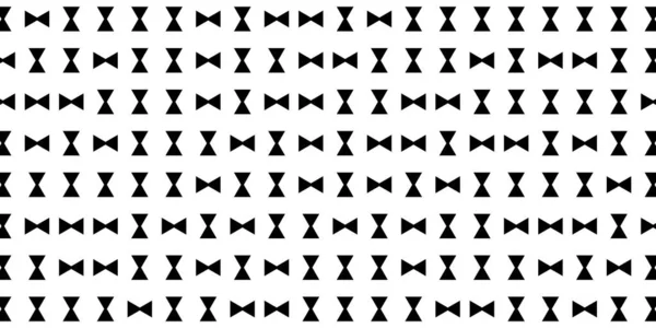 Abstract Moderne Minimale Zwart Wit Monochrome Geometrie Dubbele Driehoeken Zandlopers — Stockfoto