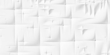 Modern minimal soyut siyah ve beyaz tek renkli yıldız şekilli geometrik desen yumuşak kareler arkaplan düz yukarıdan bakıldığında, 3D illüstrasyon