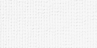 Rastgele boyutlandırılmış küçük üçgen geometri beyaz arkaplan duvar kağıdı pankartı, düz konum, üç boyutlu illüstrasyon