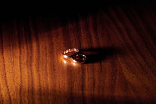 Wedding Rings Different Backgrounds — Stock Photo, Image