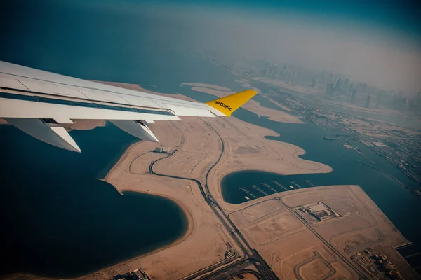 Dubaj Centrum Města Sheikh Zayed Rušné Křižovatky Před Západem Slunce — Stock fotografie