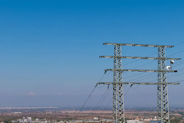 Tower of high voltage electric line. Quality image for your project