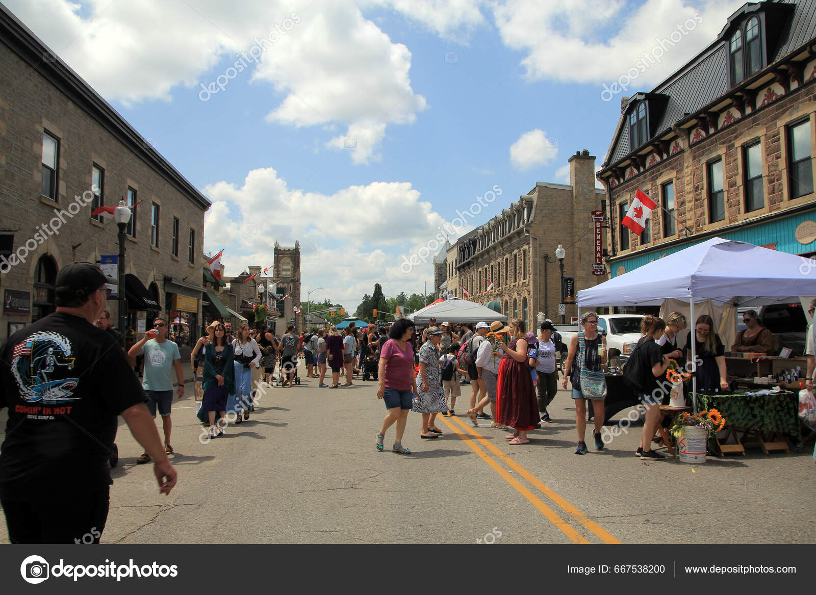 Medieval Festival Faire Fergus Canada July 2023 – Stock Editorial Photo ...