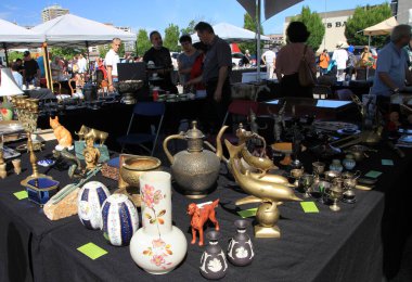 Toronto, Kanada 'daki Antika Fuarı, 6 Ağustos 2023