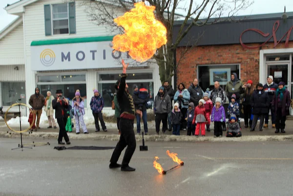 Bracebridge, Ontario, Kanada 'da 27 Aralık 2024' te düzenlenen 