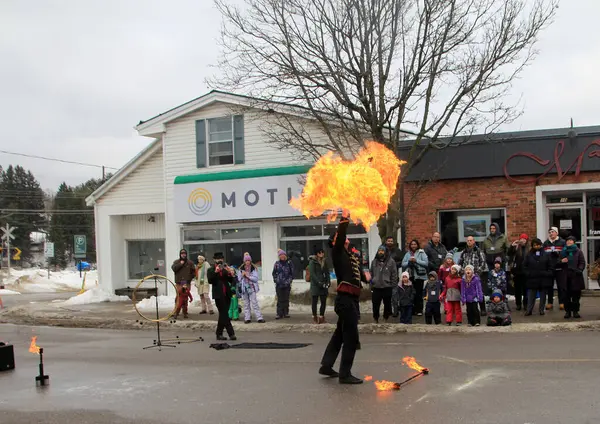 Bracebridge, Ontario, Kanada 'da 27 Aralık 2024' te düzenlenen 