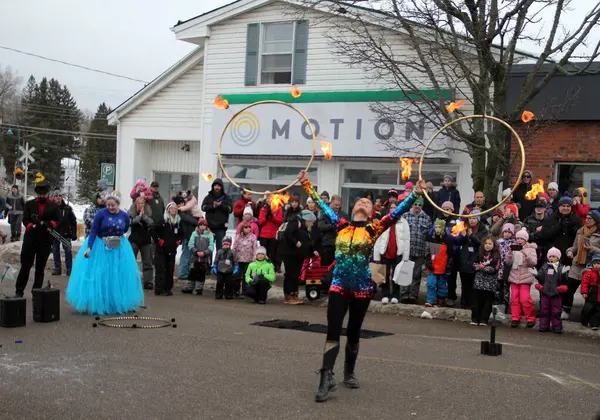 Bracebridge, Ontario, Kanada 'da 27 Aralık 2024' te düzenlenen 