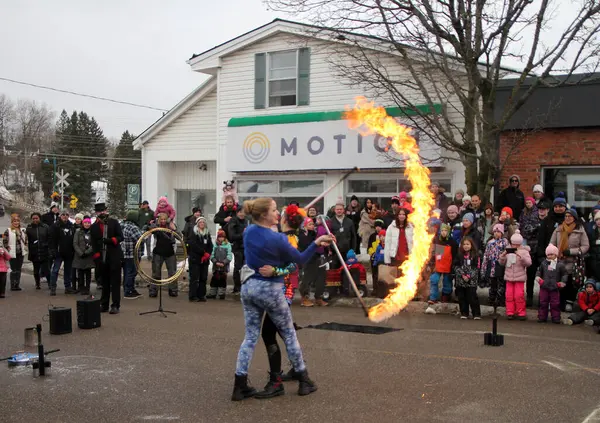 Bracebridge, Ontario, Kanada 'da 27 Aralık 2024' te düzenlenen 