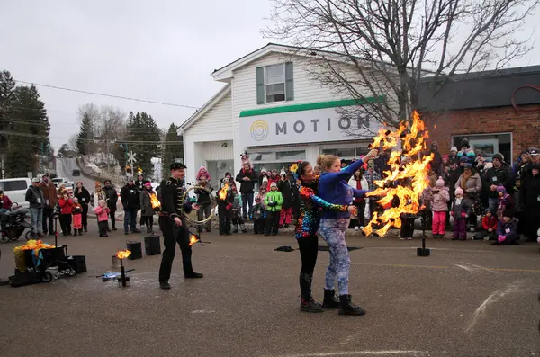 Bracebridge, Ontario, Kanada 'da 27 Aralık 2024' te düzenlenen 