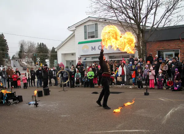 Bracebridge, Ontario, Kanada 'da 27 Aralık 2024' te düzenlenen 
