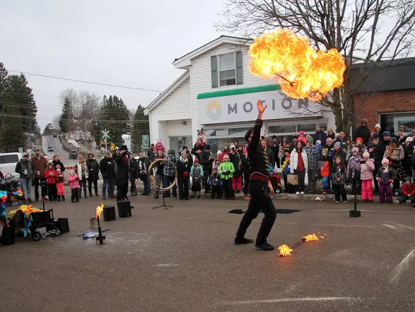 Bracebridge, Ontario, Kanada 'da 27 Aralık 2024' te düzenlenen 