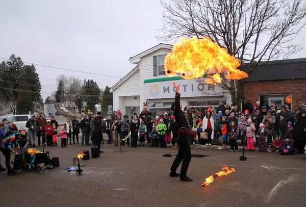 Bracebridge, Ontario, Kanada 'da 27 Aralık 2024' te düzenlenen 