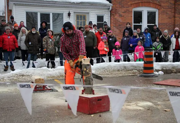 Bracebridge, Ontario, Kanada 'da 27 Aralık 2024' te düzenlenen 