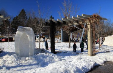 Huntville, Ontario, Kanada 'da kış festivali - 24 Şubat 2024
