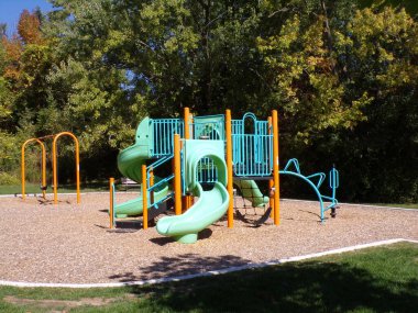 Parktaki çocuk parkı