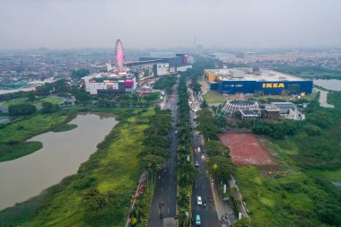 AEON AEON Mall Jakarta Garden City, Doğu Jakarta 'nın en büyük alışveriş merkezidir. Jakarta, 2 Ocak 2023