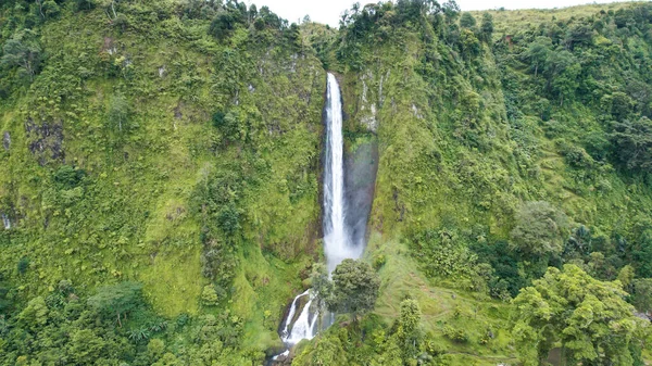 Cascada Citambur Cianjur Indonesia Famosas Atracciones Turísticas Lugares Interés Turístico — Foto de Stock