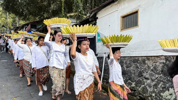 シググル村 伝統的な儀式の使用人Taunを務めた シググル村 伝統的な儀式の使用人Taun 2023年7月19日インドネシア西ジャワ州クニンガン — ストック写真