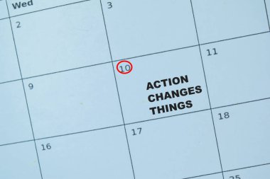 Metin Eylemi Şeyleri Değiştiren Takvimdeki Tarih kavramı