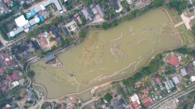 Endonezya Minyatür Haritasının Hava Görüntüsü, Taman Mini Endonezya Indah, Asya. Jakarta, Endonezya, 2 Eylül 2023