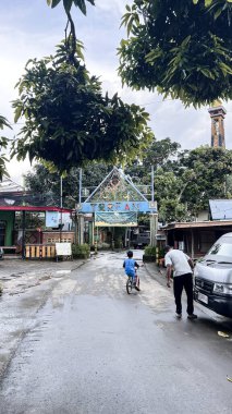 Torean Geçidi, Rinjani Dağı 'nda, Torean Rinjani' de bir sığınak. Lombok, Endonezya, 16 Nisan 2025