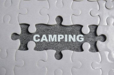 Yapboz parçası ve kelime kampı..