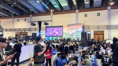 Indofest Jakarta Endonezya Açık Hava Festivali 'ni kalabalık doldurdu. Jakarta, Endonezya, 28 Haziran 2025